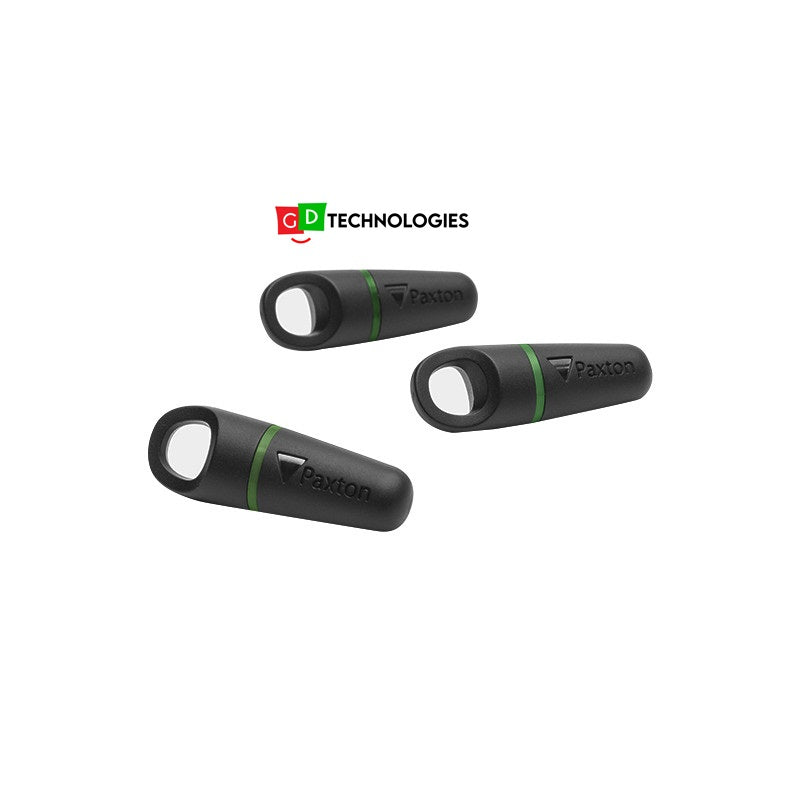 PAXTON COMPACT KEYFOBS - GREEN - 100 PACK