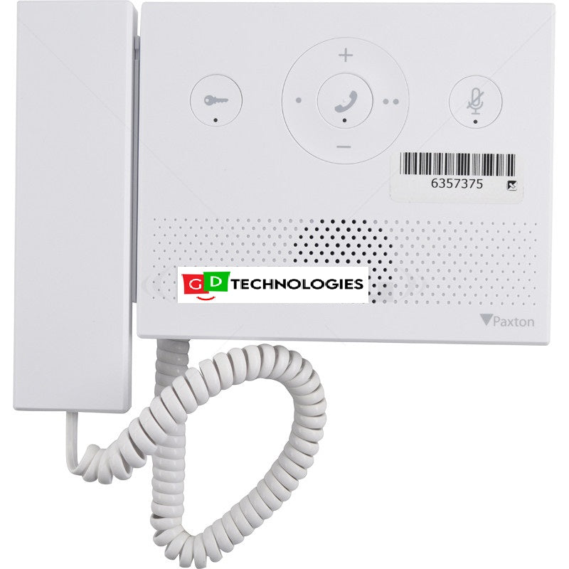 PAXTON ENTRY - AUDIO MONITOR WITH HANDSET