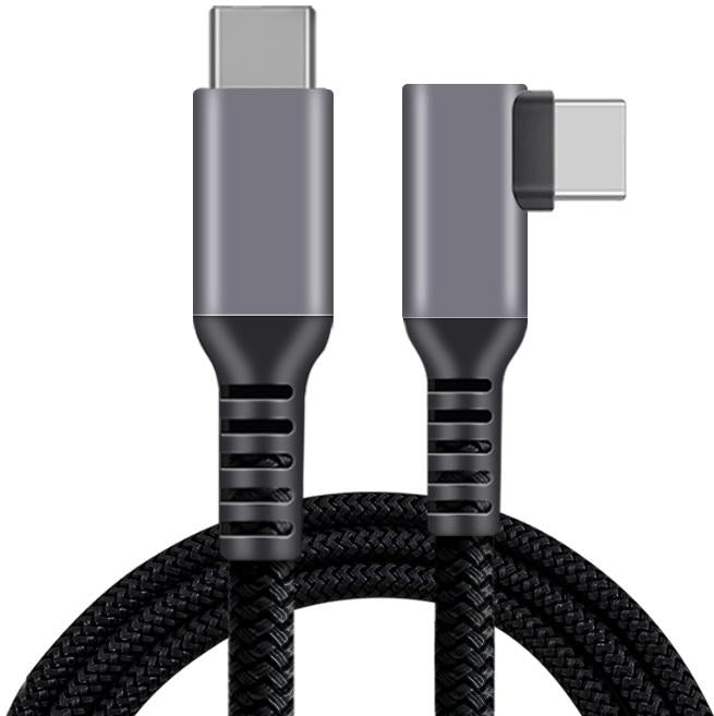 90 DEGREE CABLE C TO C 2M USB2 PD240W