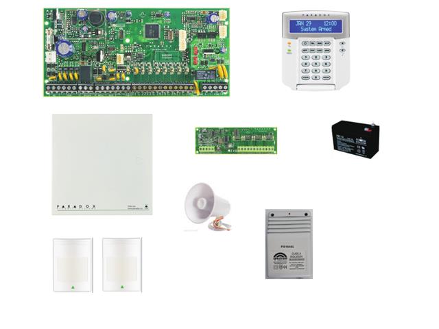 Paradox Spectra SP6000/K32LCD Key Pad Full Expansion 16 Zone Transformer Kit