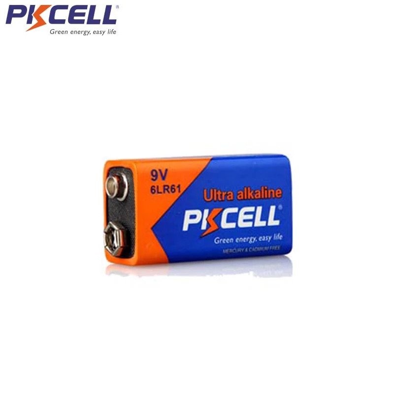PKCell Battery 9V Alkaline Each