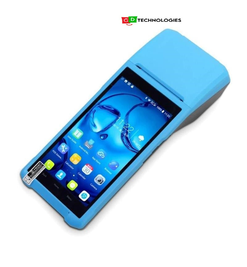 POS-6100 5.5 INCH HANDHELD ANDROID SMART SCAN CODE REGISTER THERMAL PRINTING MACHINE