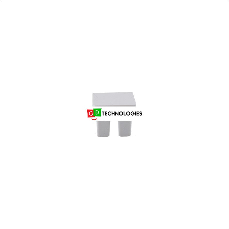 PVC - 16 x 16 END CAP - WHITE