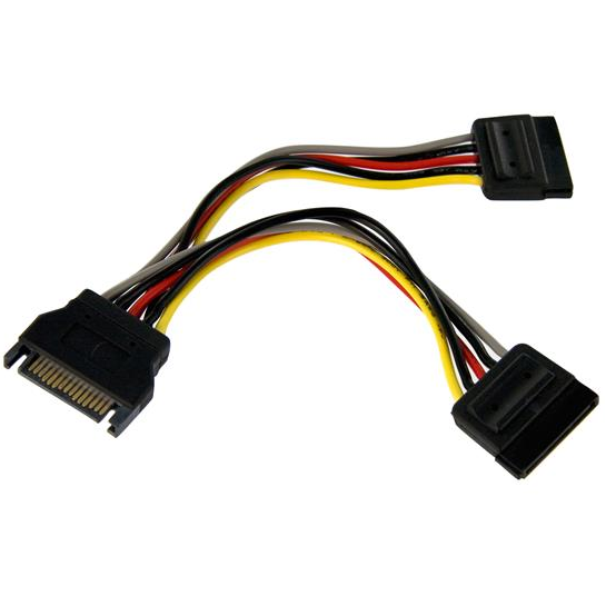 15 PIN SATA POWER Y SPLITTER CABLE - image 2