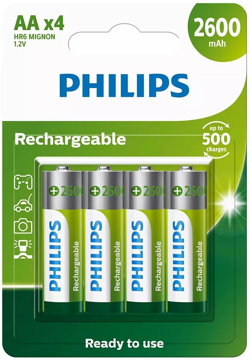 AA 2600MAH 4 PACK RECHARGEABLE