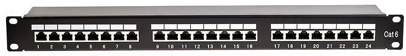 PATCH:CAT6 24 PORT POPULATED FTP