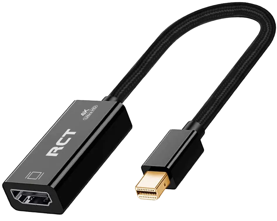 RCT mini display port to HDMI 4K (M to F) adapter - image 3