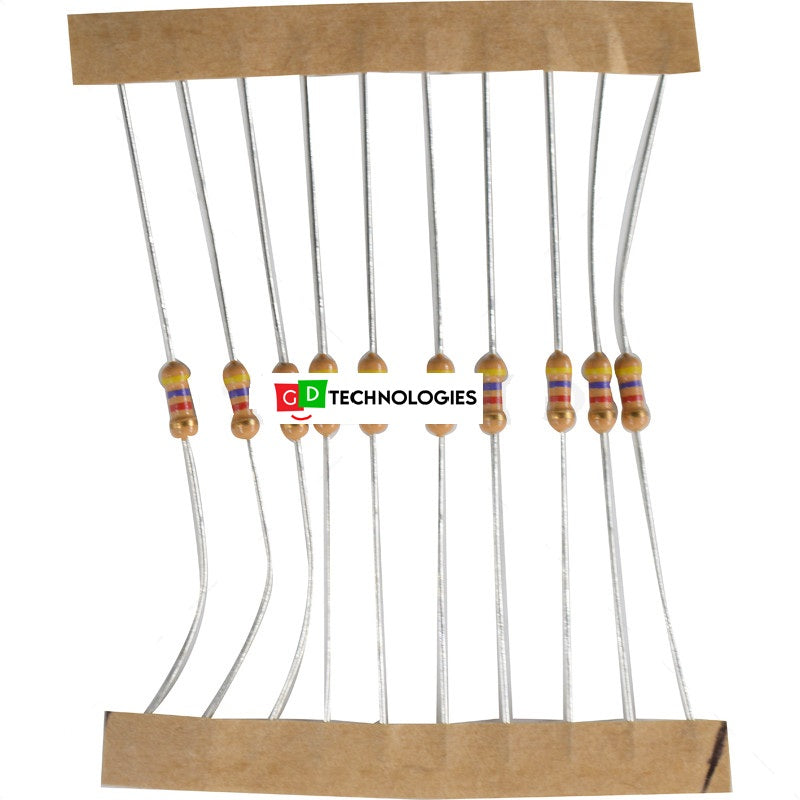 Resistor - 4K7 1/4W 5% / 10 (25 Pack)