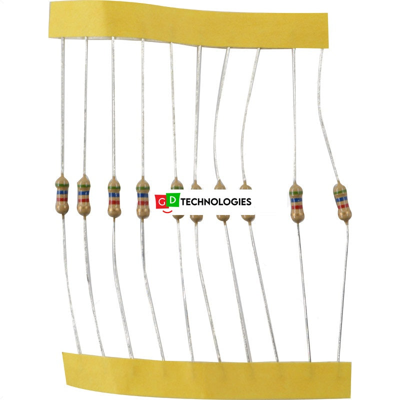 Resistor - 5K6 1/4W 5% / 10 (25 Pack)