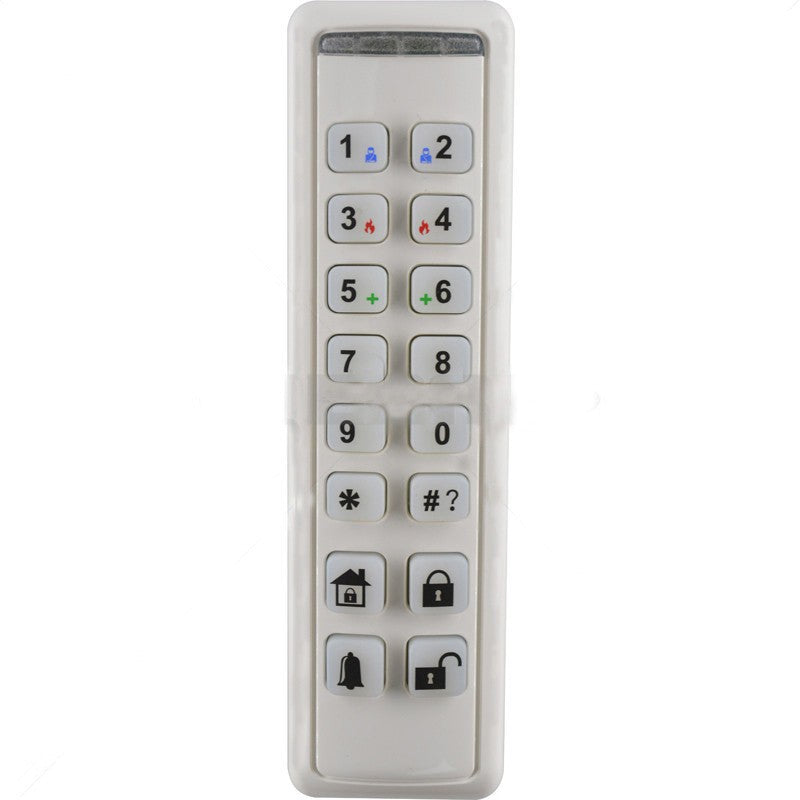 Risco 2-Way Wireless Slim White Keypad RW132KL2P00A