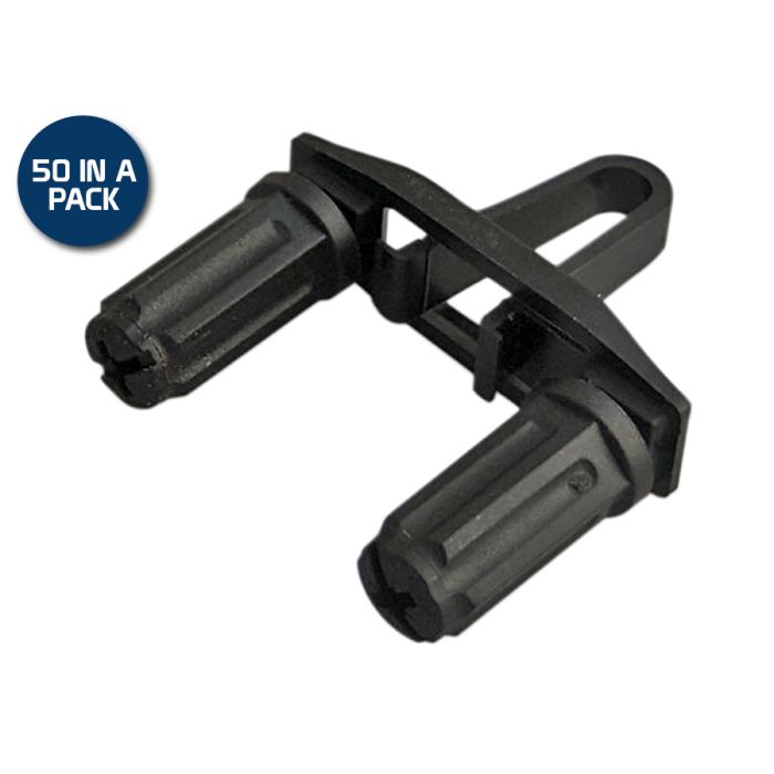 Rackstuds Duo 2.2mm/3.2mm 50 Pack Black