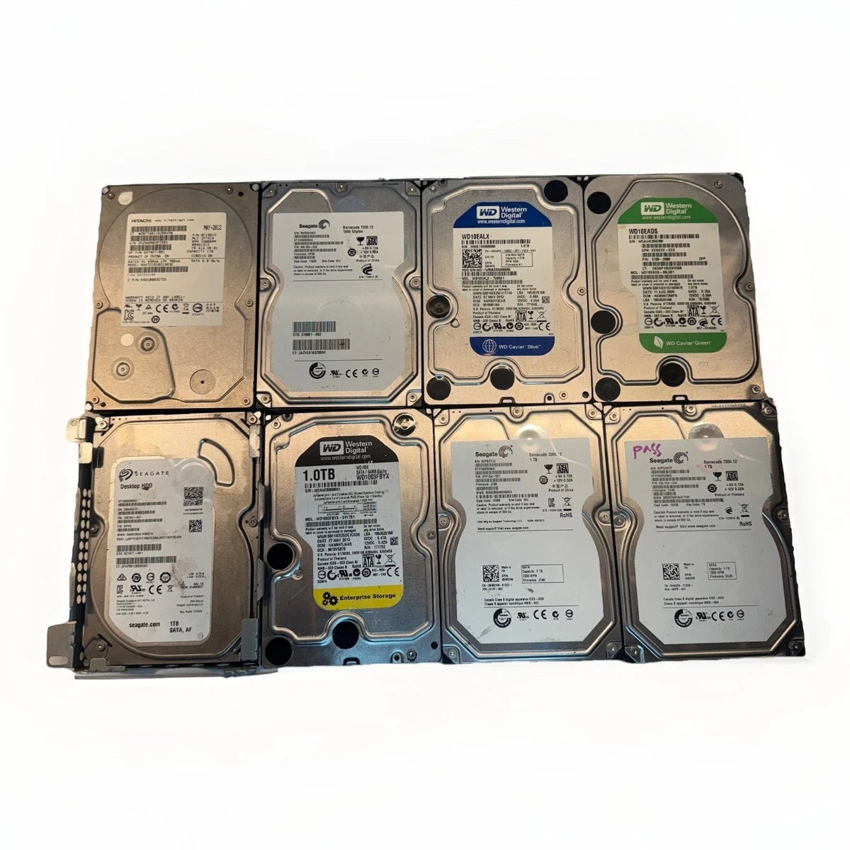 Hard drives 1tb (1000gb) Various Brands 3.5 Desktop HDD Sata Used