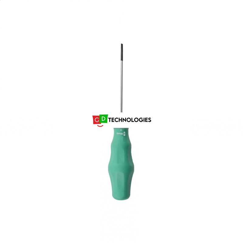 SCREWDRIVER - FLAT 2.5 x 75MM WERA - CARDED
