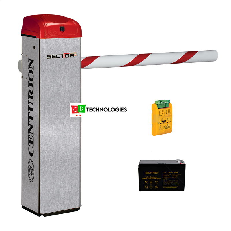 SECTOR II DC BARRIER 3M 316SS INCL SA LOOP DETECTOR AND POLE