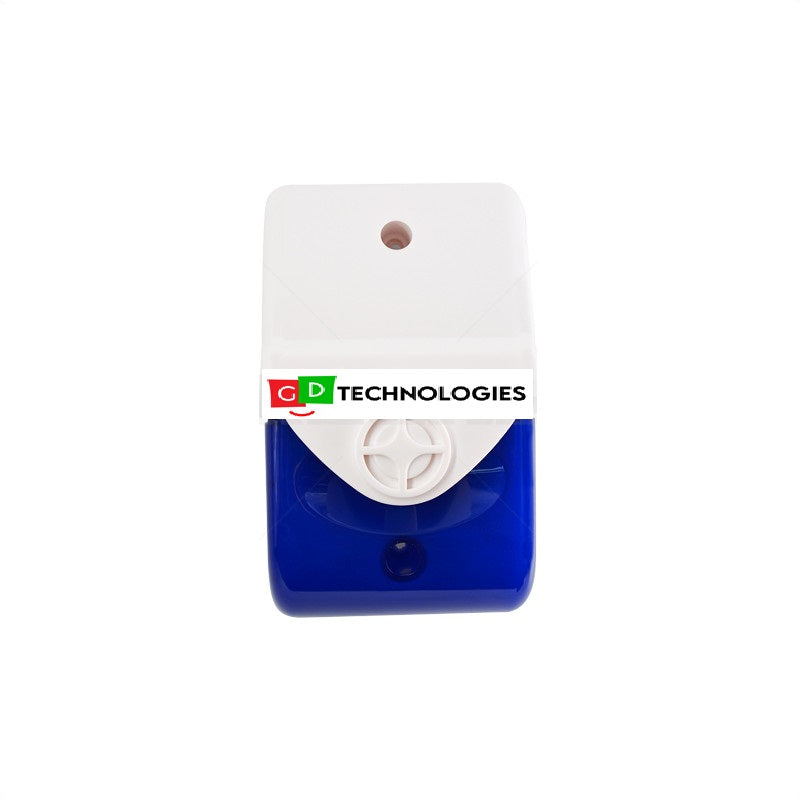 SECURI-PROD ALARM SIREN AND STROBE - BLUE