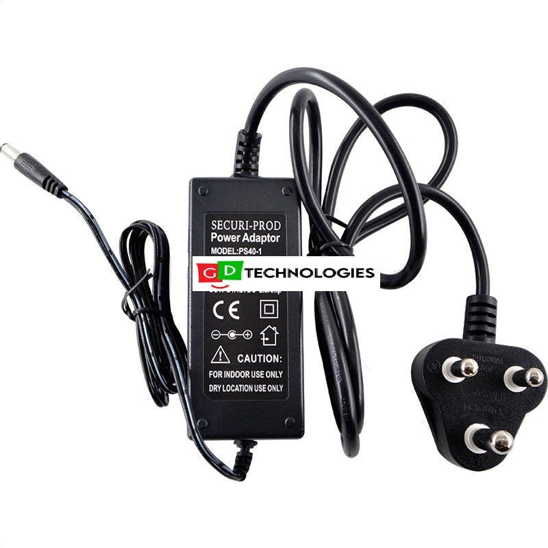 SECURI-PROD CCTV POWER SUPPLY - SWITCH MODE 12VDC 2.5AMP