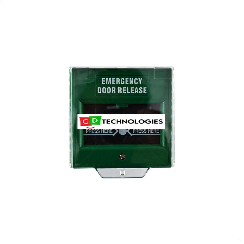 SECURI-PROD GREEN CALL POINT - BREAK GLASS