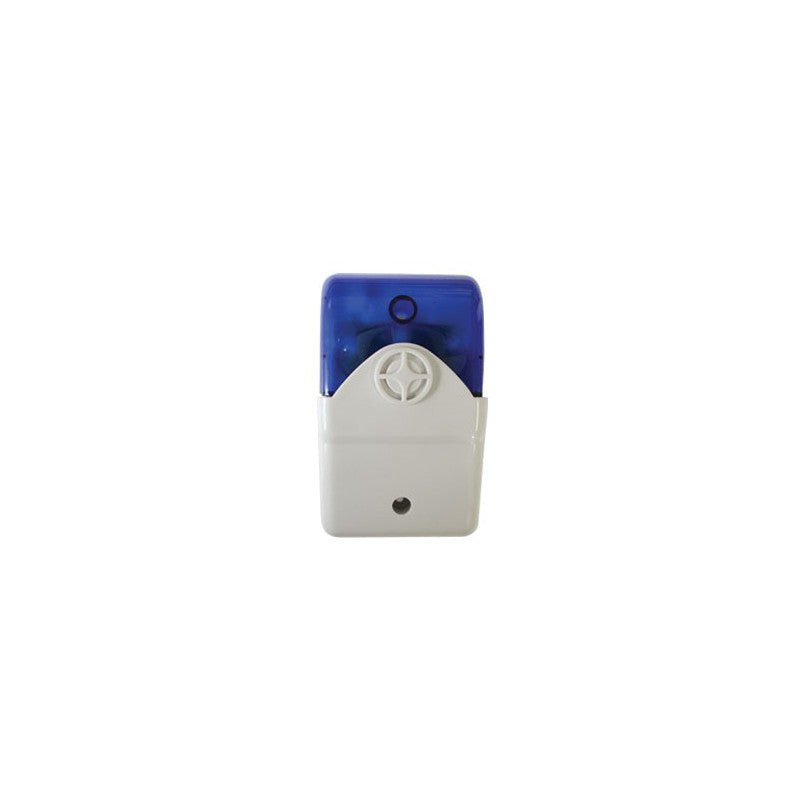 SP Alarm Siren & Strobe Blue