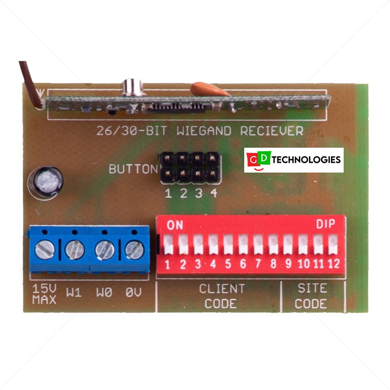 SENTRY - WIEGAND COMPATIBLE RECEIVER 26Bit