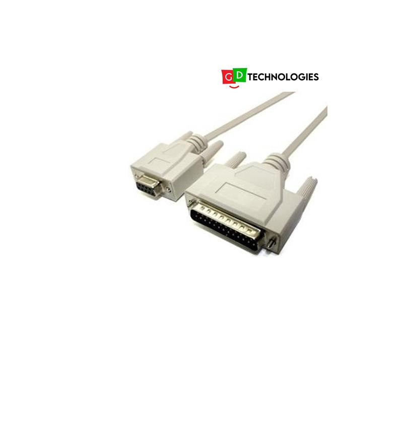 MICROWORLD RS232: 9P (F) TO 25P (5) 1.8M