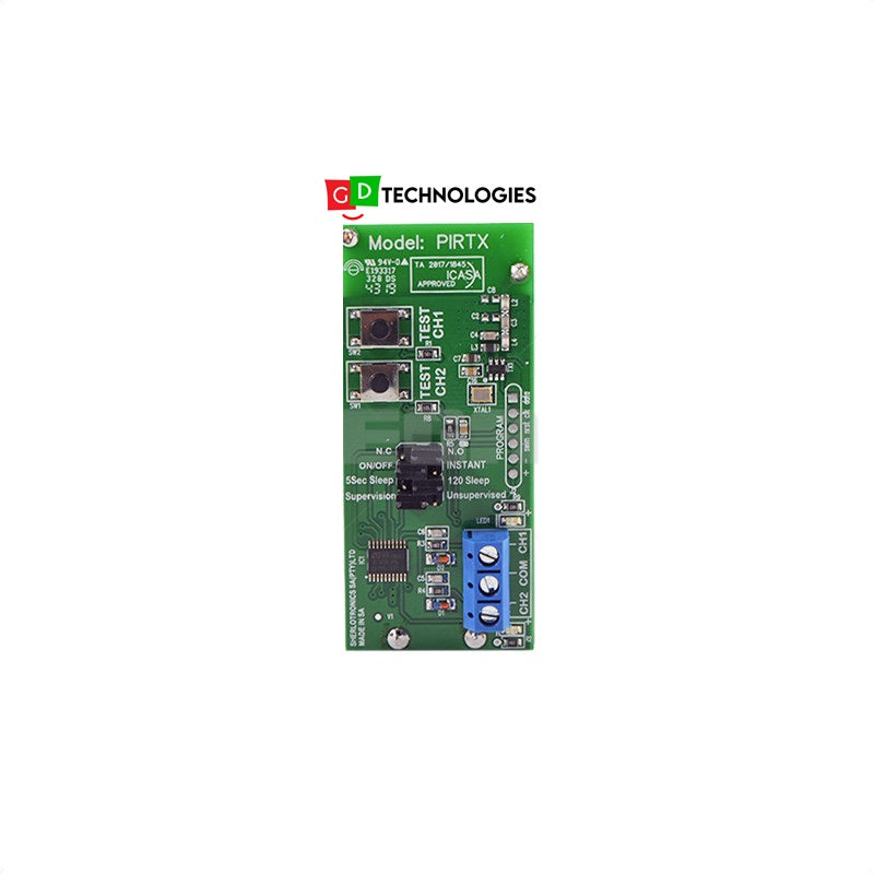 SHERLO 2 CHANNEL PIR TRANSMITTER PIR-TX 403MHZ