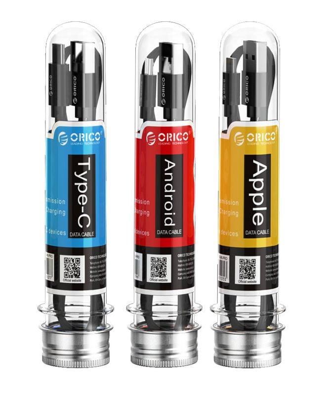 ORICO Smart Charging Cable Box | 10 x MicroUSB|10 x Lightning/8Pin | 10 Type-C | POS Retail Box