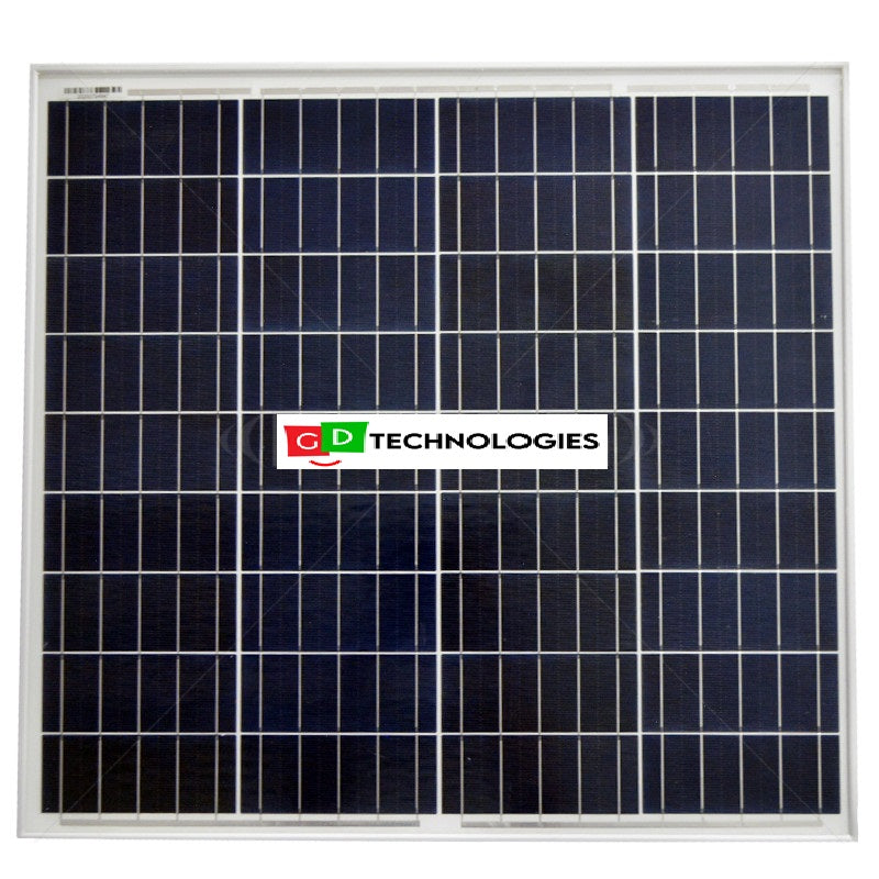 SOLAR PANEL 60W POLYCRYSTALLINE 18.2V 630x670x30MM - EXCL REGULATOR