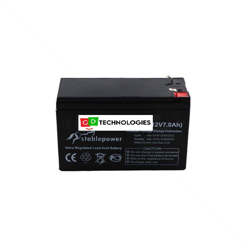 STABLE POWER 12VDC 7AH SLA BATTERY
