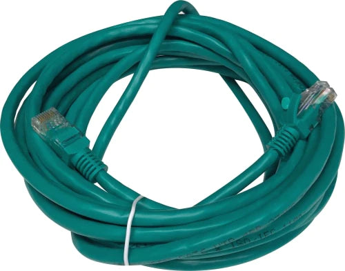5m UTP Cat5e Green Flylead
