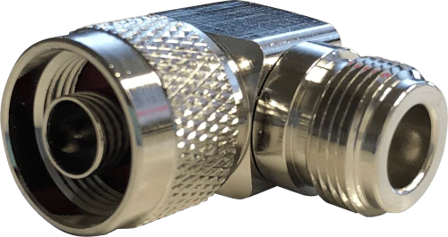 90 Degree Ntype Male to Female Jack