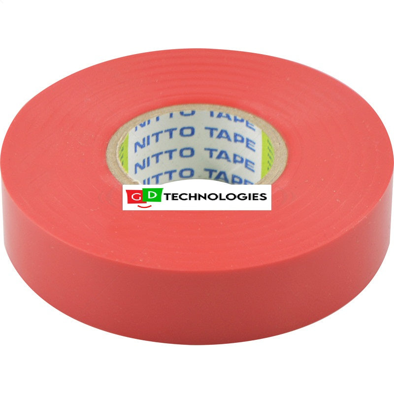 TAPE - INSULATION 20M x 18MM NITTO RED