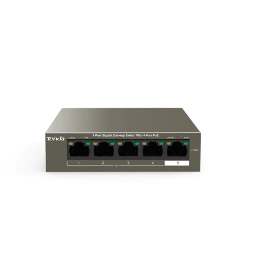 Tenda 5-Port 10/100 Desktop Switch 4-Port PoE
