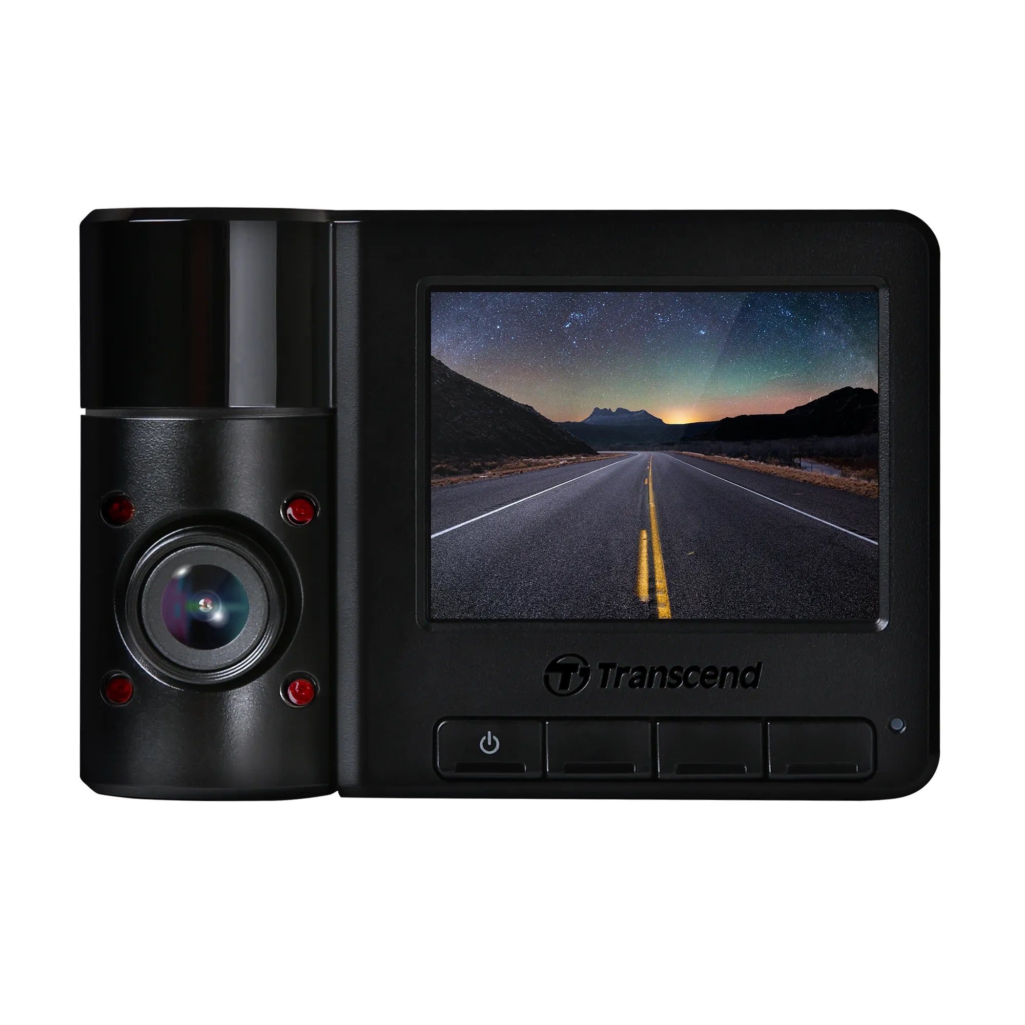 TRANSCEND DRIVEPRO 550 (MODEL B) DUAL LENS DASH CAM WITH 128GB MICROSD CARD - image 2