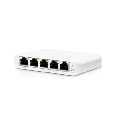 Ubiquiti 5 Port Gigabit Managed 1 PoE Input UniFi Flex Switch