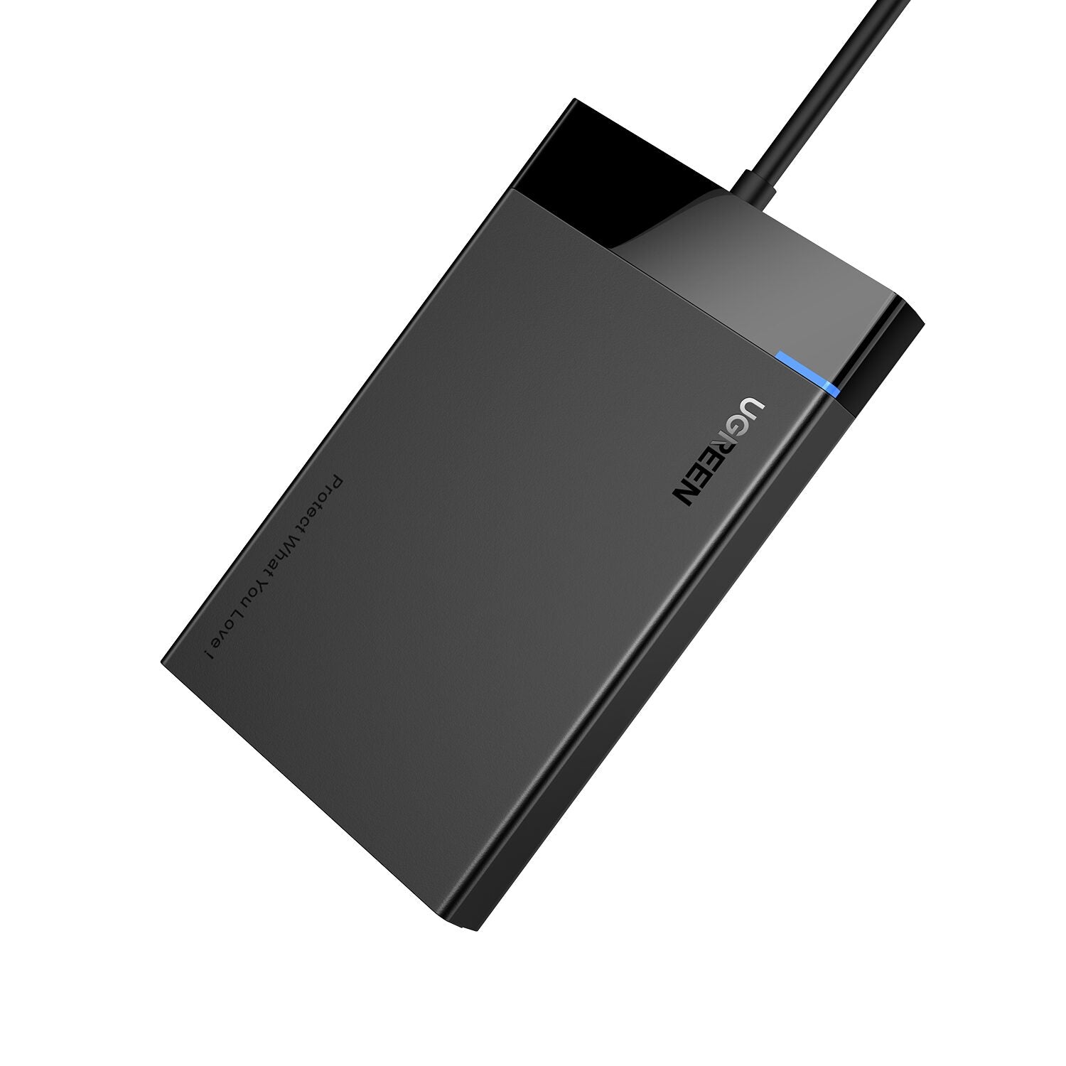 UGREEN USB 3.0 to 2.5” SATA Hard Drive Enclosure (Non-Detachable Cable) – image 2