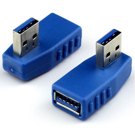90 DEGREE USB 3 MALE TO FEMALE