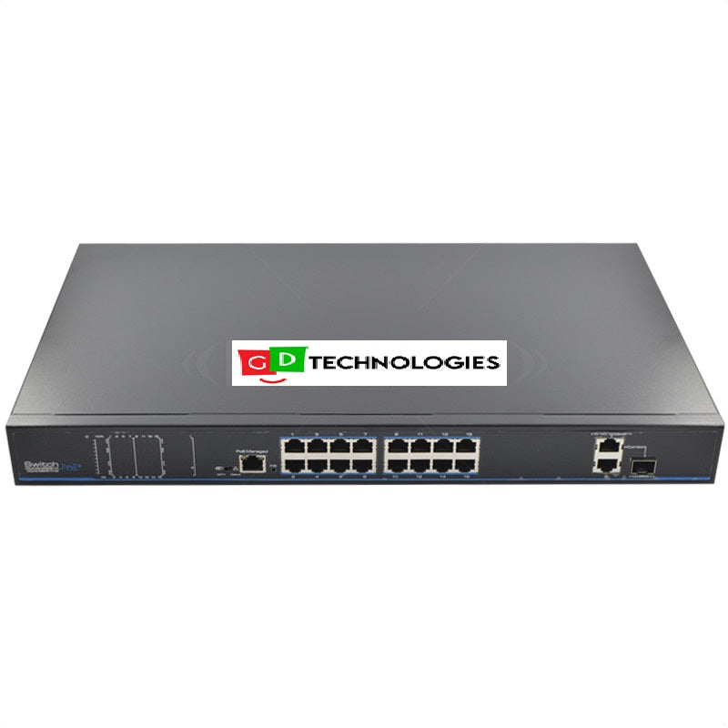 UTEPO 16 PORT 10/100 POE + 2 GB TP + 1GB SFP UPLINK SWITCH