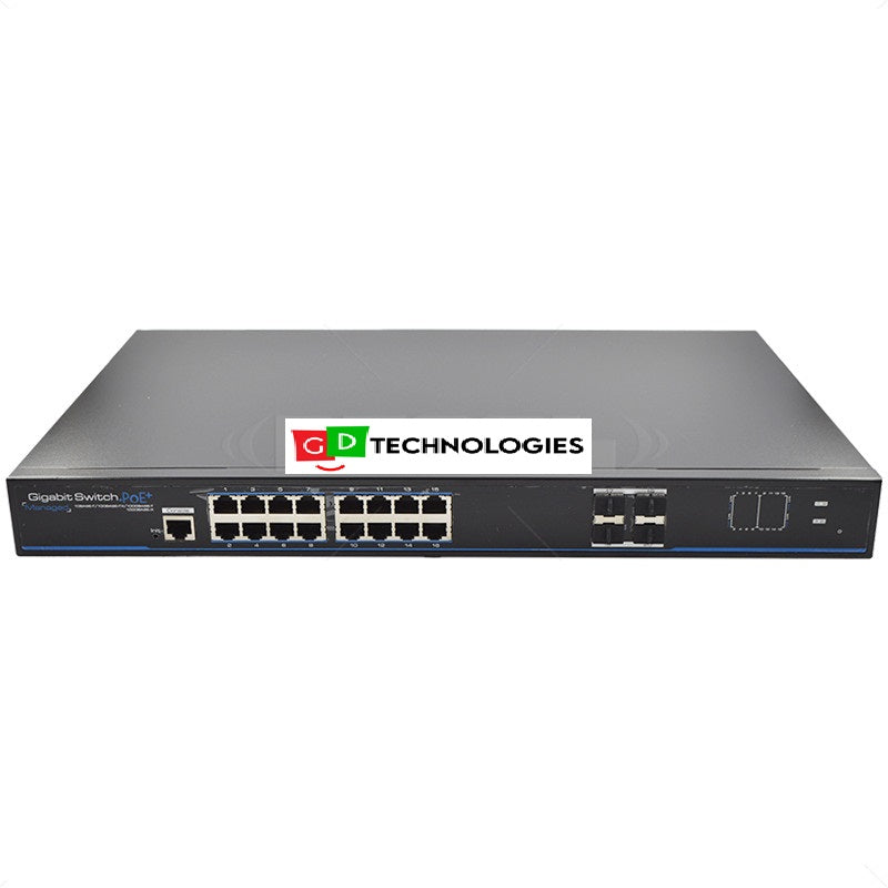 UTEPO 16 PORT GIGABIT MANAGED POE + 4 SFP UPLINK SWITCH