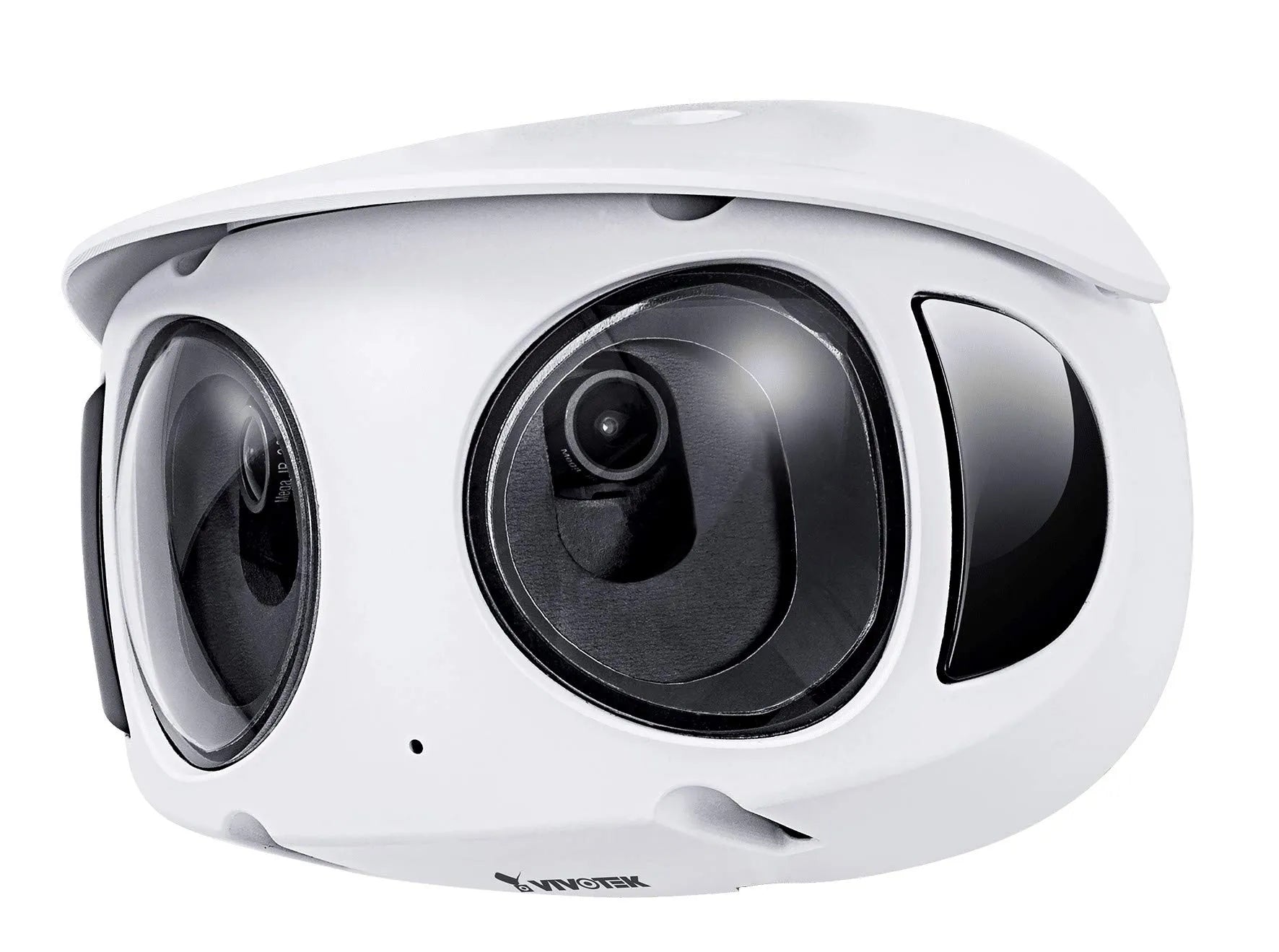 Outdoor Vandal Dome; 8MP 180° (4736x 1648); (2x4M sensors);30fps; H.265; 2.8mm each lens; D/N; IR 20m; Deep Search - image 2