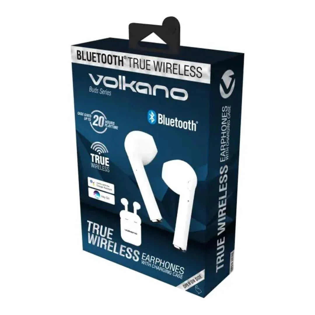 Volkano Buds Series TWS without Silicone - White