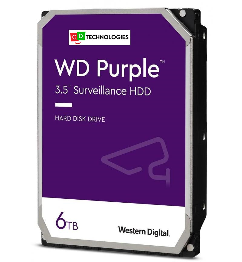 6TB WD PURPLE SURVEILLANCE HARD DRIVE FROM WESTERN DIGITAL