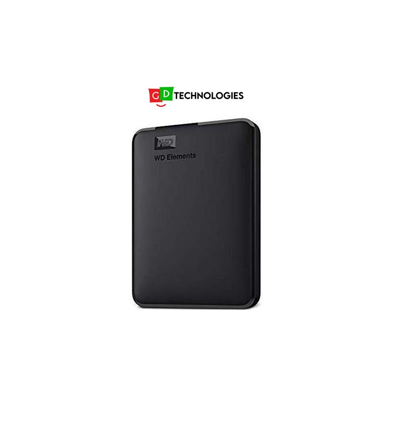 WD Elements 2TB Black USB-A Portable HDD
