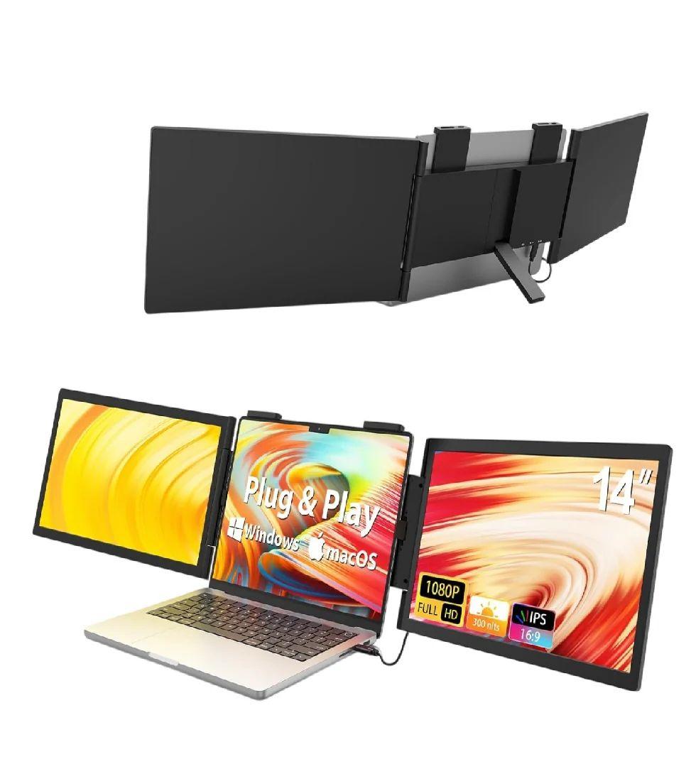 14" 1080P DUAL-SCREEN EXTENDER