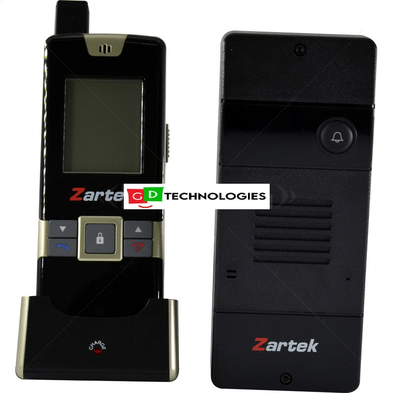 ZARTEK 1 BUTTON DIGITAL WIRELESS INTERCOM KIT WITH PSU ZA-650