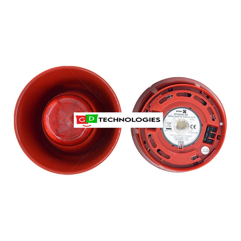 ZITON OMNIDIRECTIONAL SOUNDER BEACON RED 178001