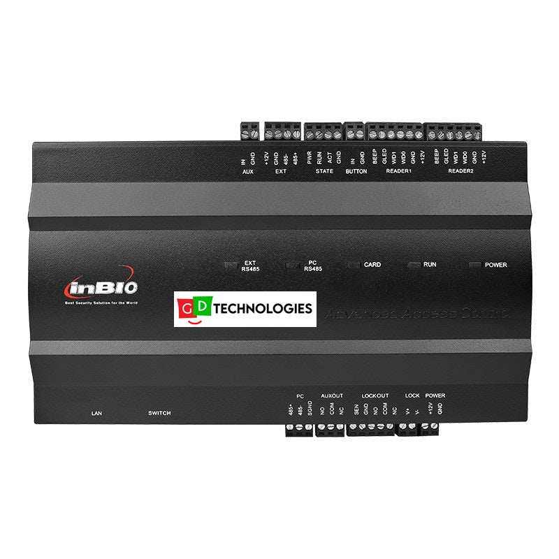 ZKTECO INBIO160 DOOR CONTROLLER - ONE DOOR - FINGERPRINT & RFID