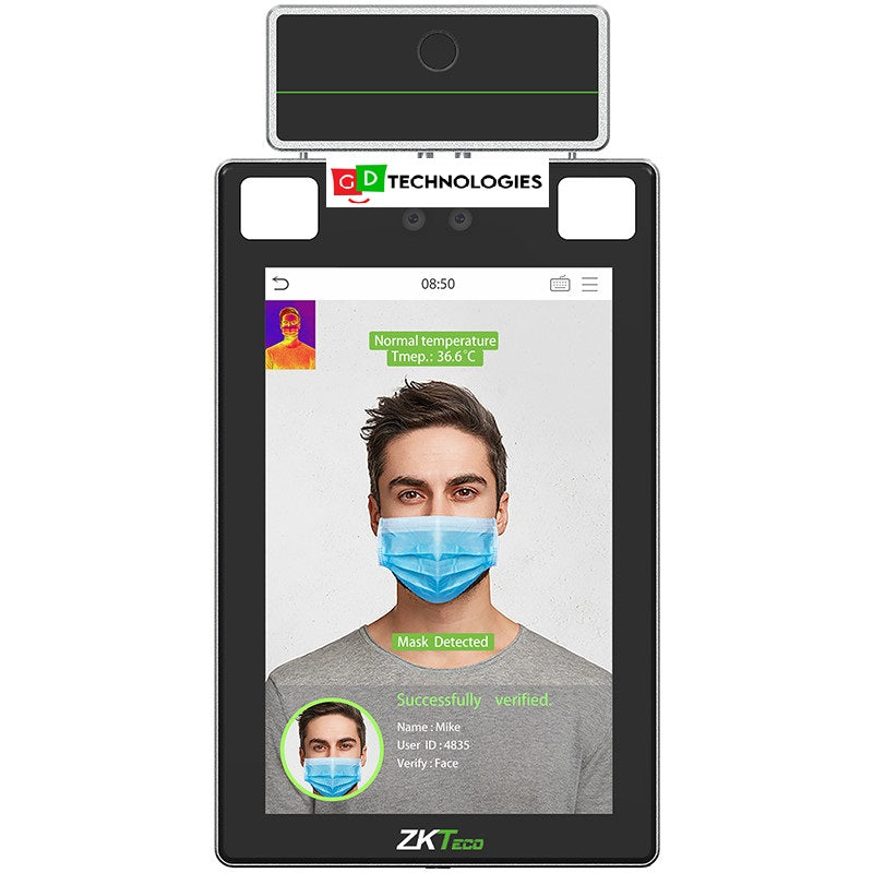 ZKTECO PROFACEXTI MULTI-BIOMETRIC - FA AND PA- TEMP DETECTION