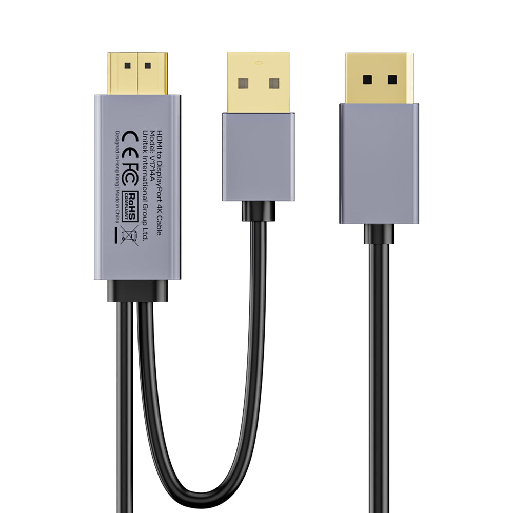 UNITEK 4K ACTIVE HDMI TO DP M UNDIRECT CAB(V1714A) - image 3