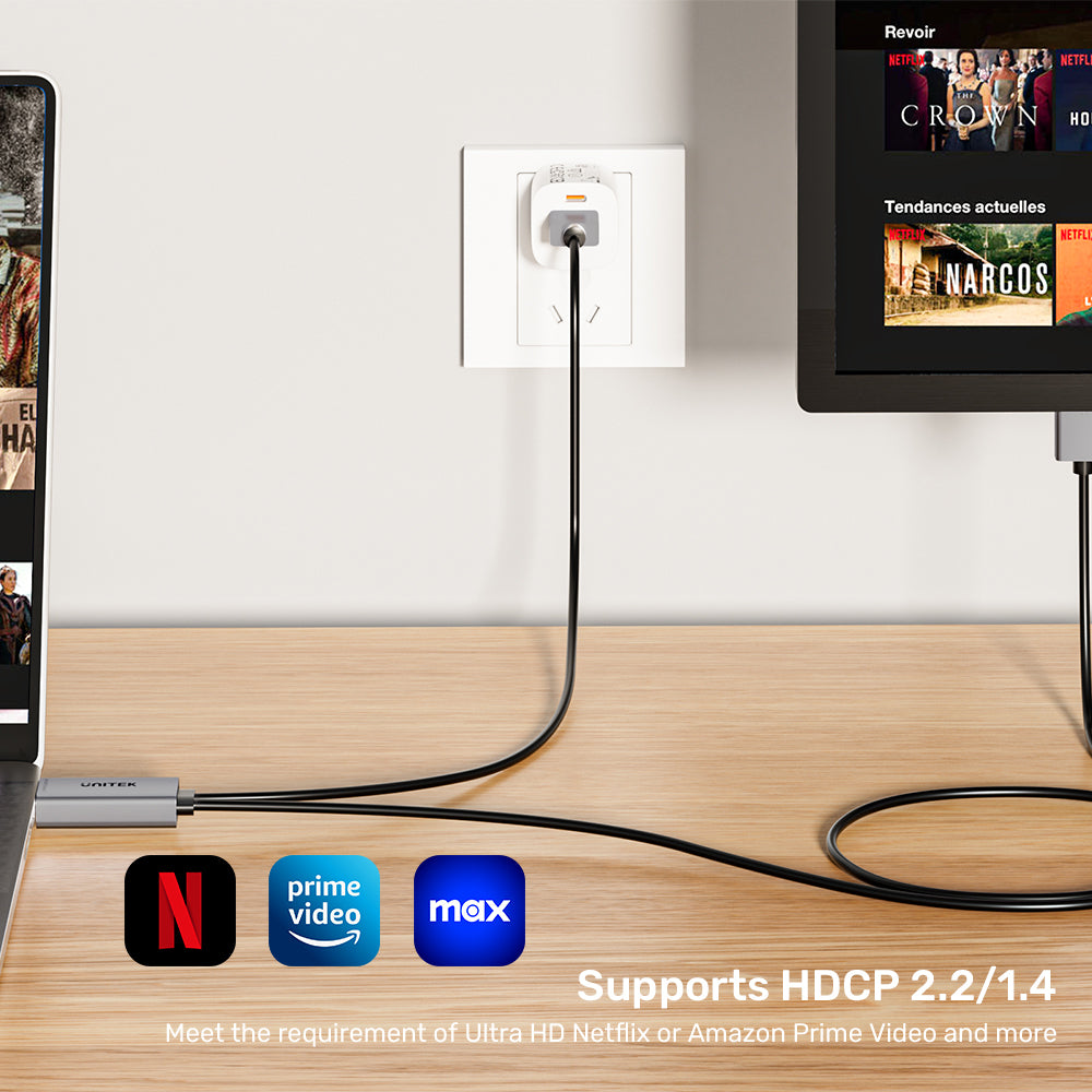 UNITEK 4K ACTIVE HDMI TO DP M UNDIRECT CAB(V1714A) - image 8