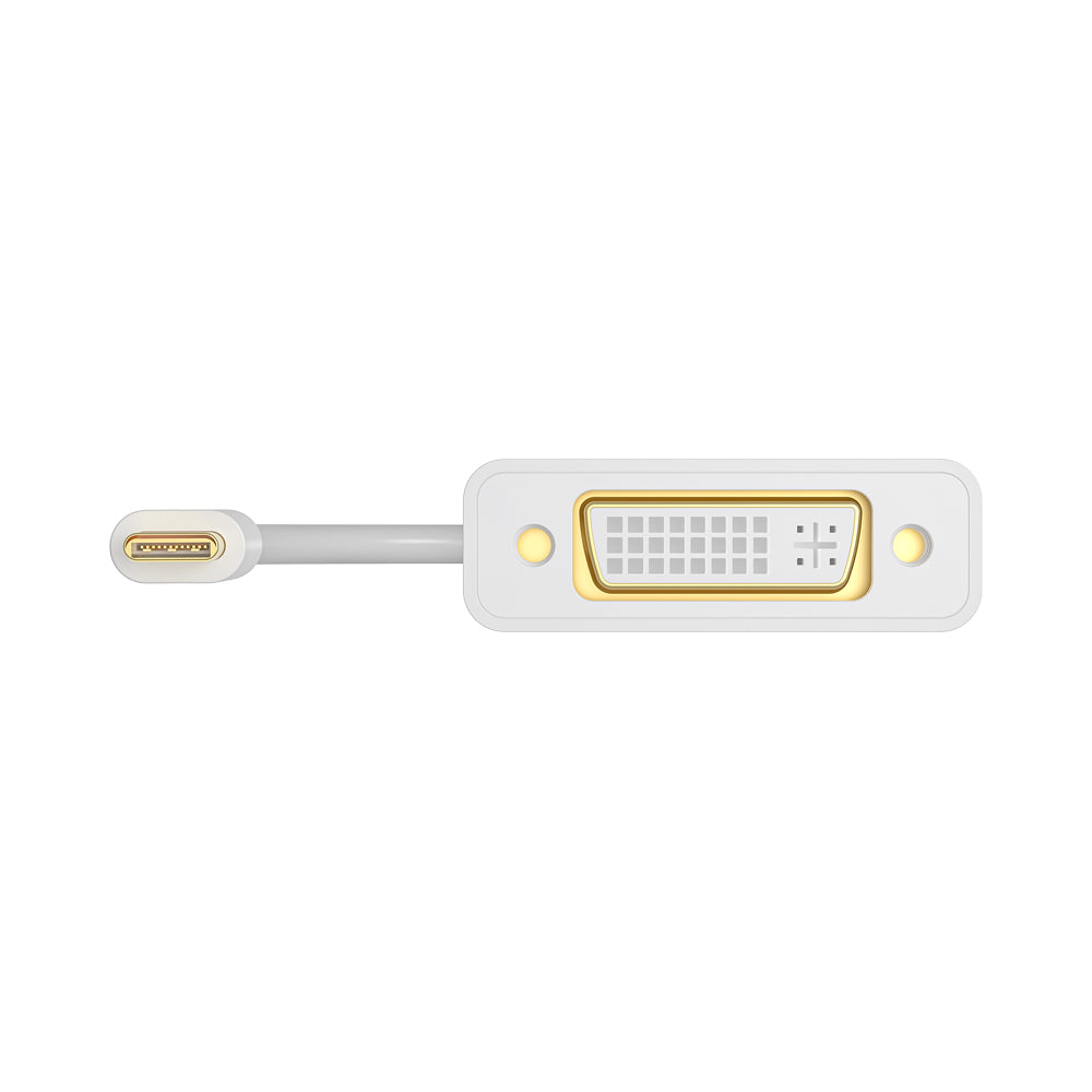 UNITEK V1429A 15CM USB TYPE-C TO DVI ADAPTER - WHITE - image 4